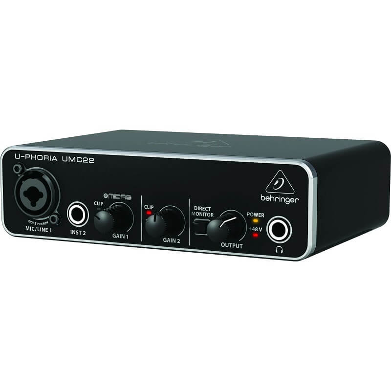 Аудиоинтерфейс Behringer UMC22 Аудиоинтерфейс Behringer UMC22