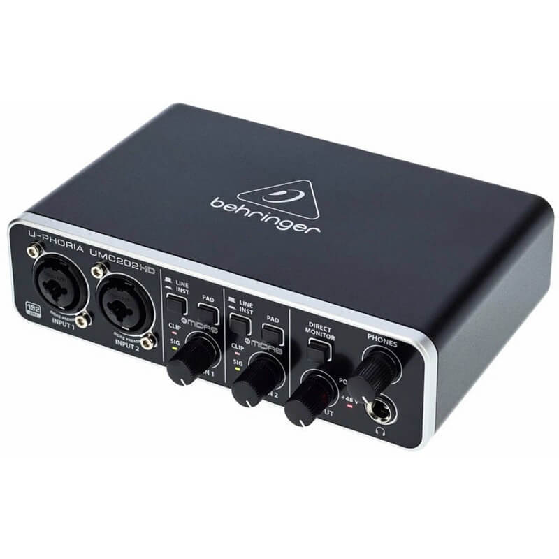 Внешняя звуковая карта Behringer U-Phoria UMC202HD Внешняя звуковая карта Behringer U-Phoria UMC202HD